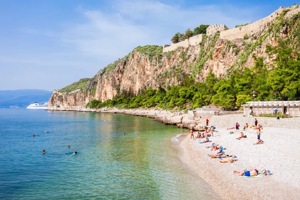 Городской пляж Нафплио, Греция
